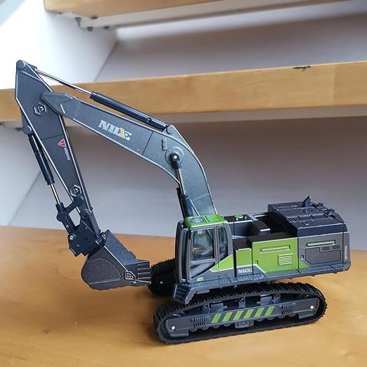 Unbreakable Engineering Vehicle Excavator Crane Model Construction Friction Powered 360 Moving Parts Inertia Toys Trucks Building Vehicles