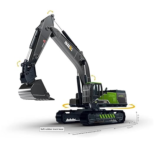 Unbreakable Engineering Vehicle Excavator Crane Model Construction Friction Powered 360 Moving Parts Inertia Toys Trucks Building Vehicles