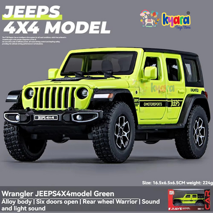 Wrangler Rubicon Thar Jeep Scale Model  Metal Car- All Model