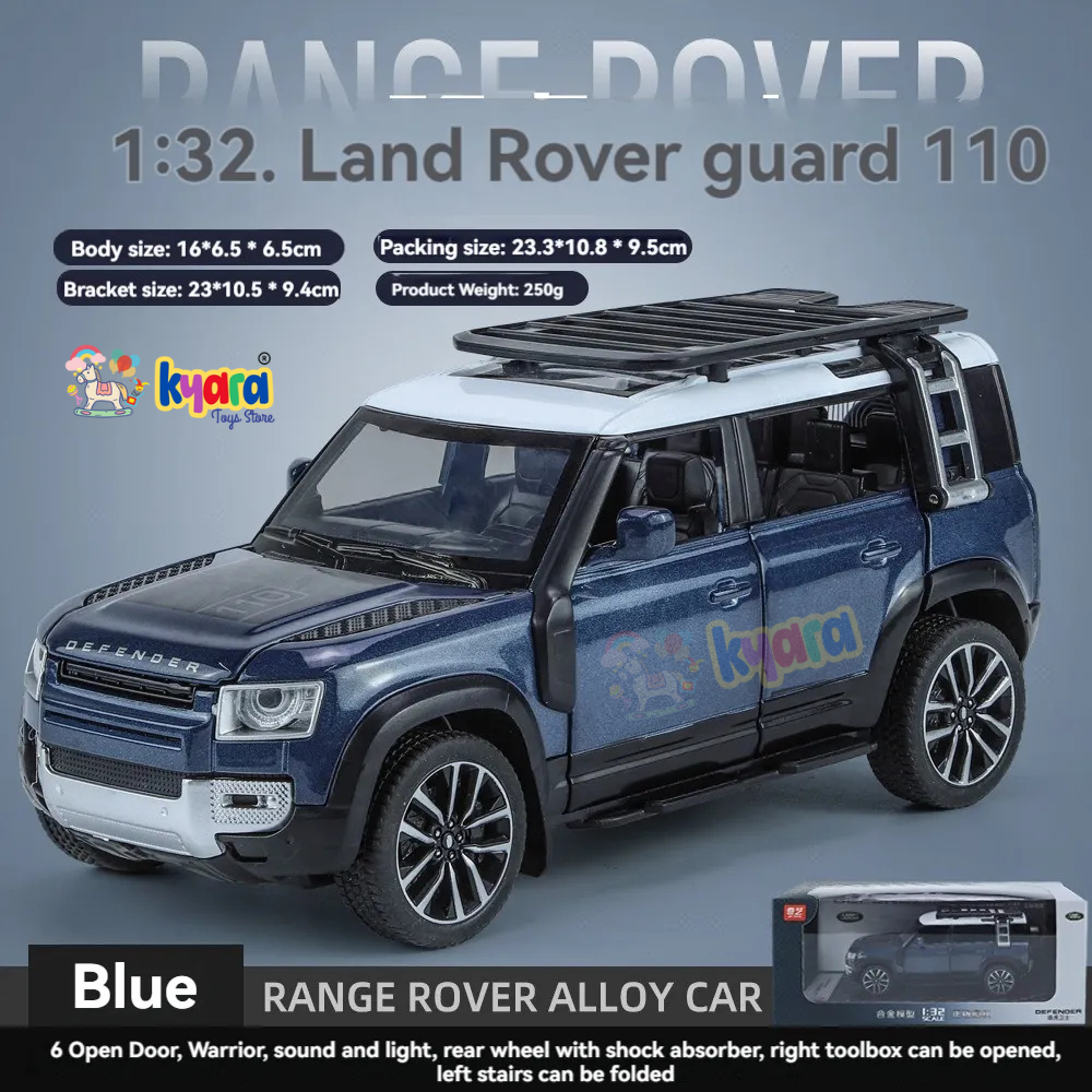 Range Rover Defender 110 Scale Model Diecast Metalcar - All Size