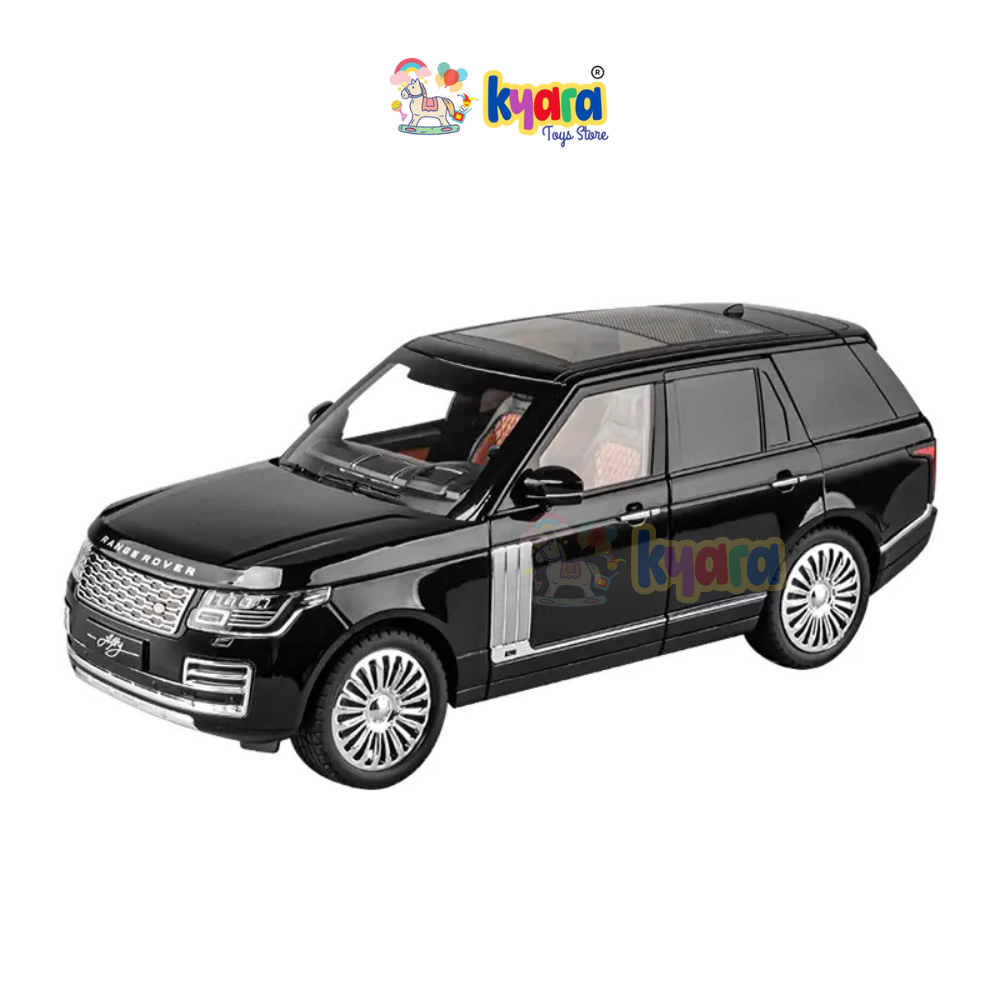 BIG SIZE RANGE ROVER 1:18 DIECAST METAL PULL BACK DIECAST CAR WITH OPENABLE DOOR AND SOUND LIGHT, GIFTS TOYS FOR KIDS【 MULTICOLOR 】[SIZE : 28.7CM*13CM*10.5CM]