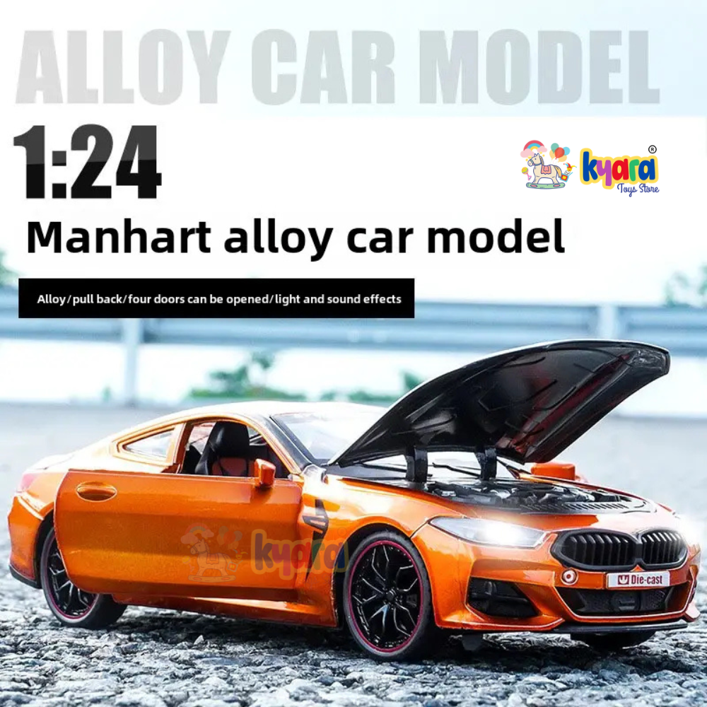 Bmw M8 Sports Scale Model Diecast Metalcar - All Size