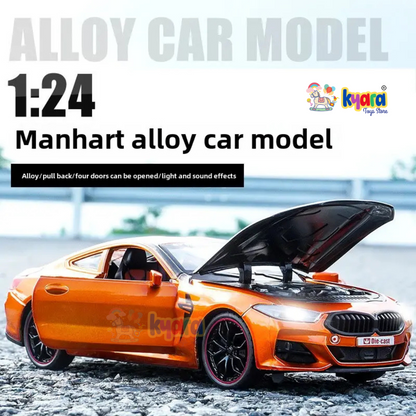 Bmw M8 Sports Scale Model Diecast Metalcar - All Size