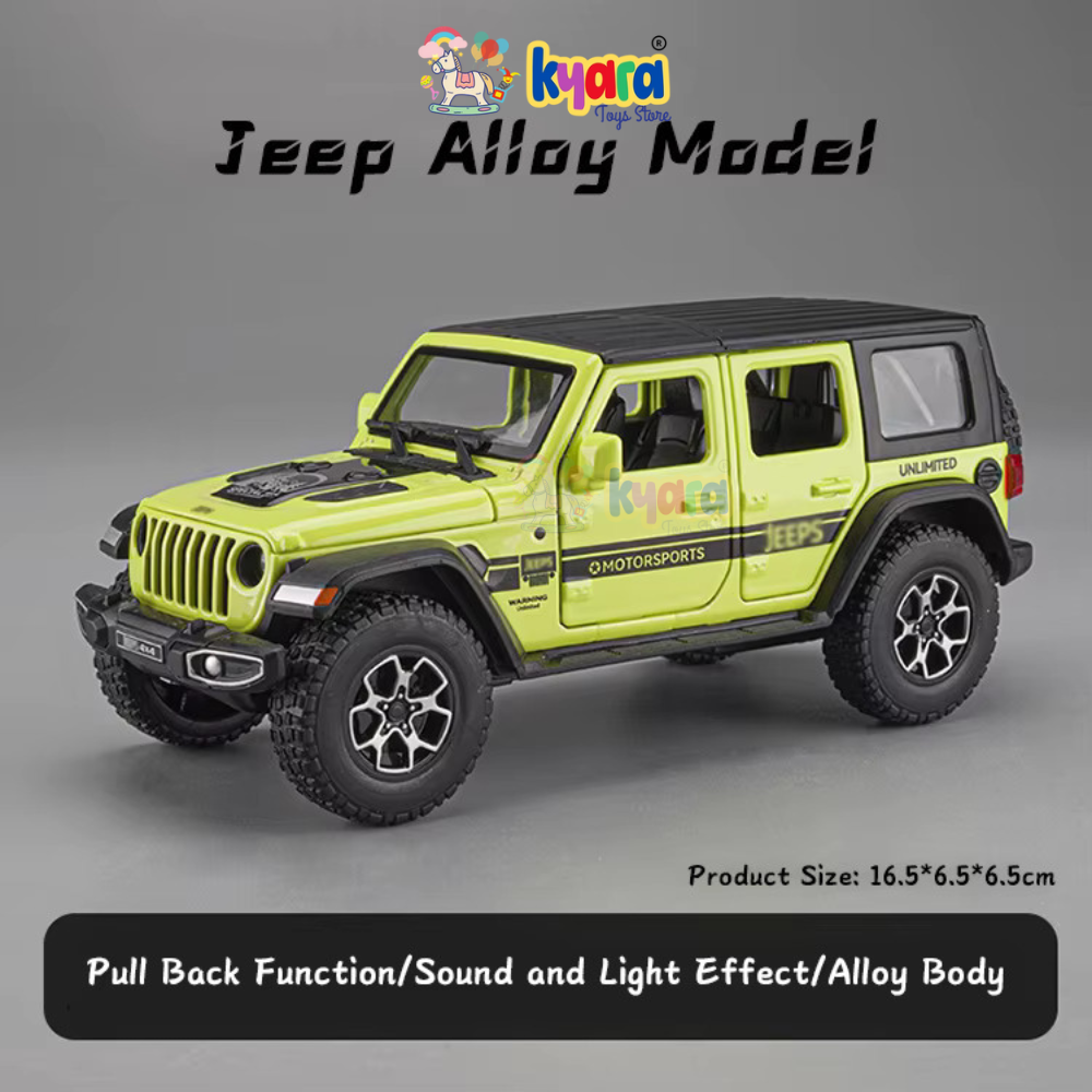 Wrangler Rubicon Thar Jeep Scale Model  Metal Car- All Model