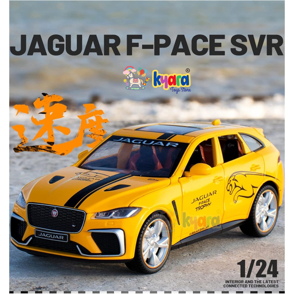 Jaguar F-pace Svr Suv Scale Model Diecast Metalcar - All Size