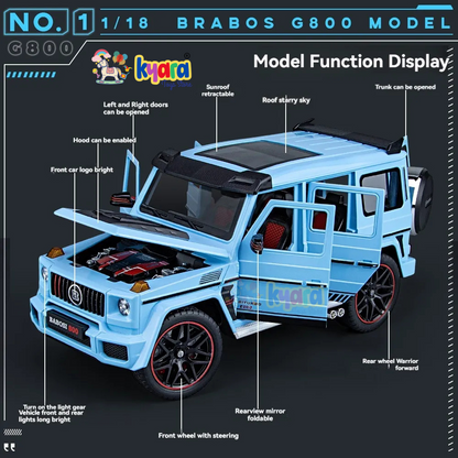 Mercedes-benz G800 Scale Model Diecast Metalcar - All Size