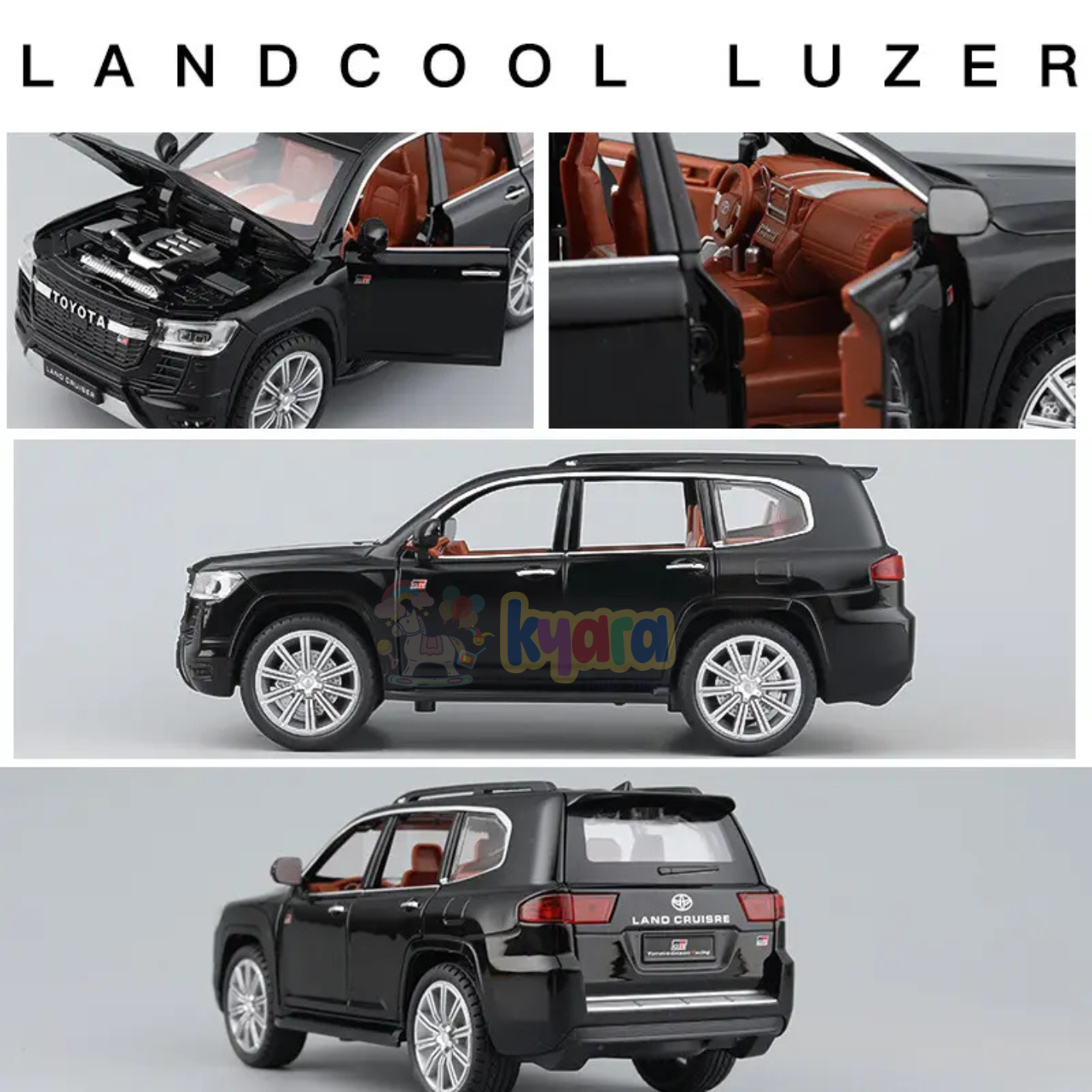 Toyota Land Cruiser Gr Suv Scale Model Diecast Metalcar - All Size