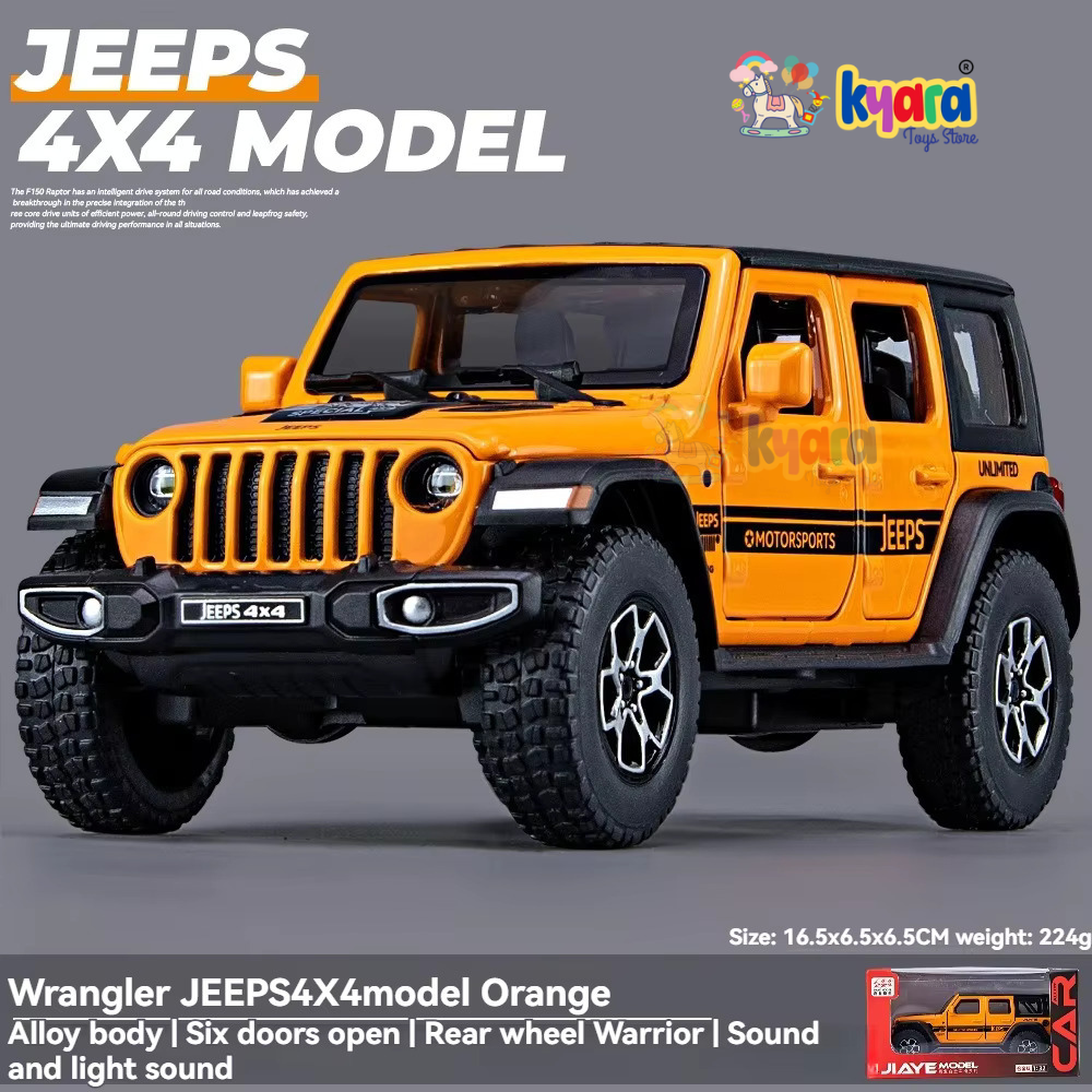 Wrangler Rubicon Thar Jeep Scale Model  Metal Car- All Model
