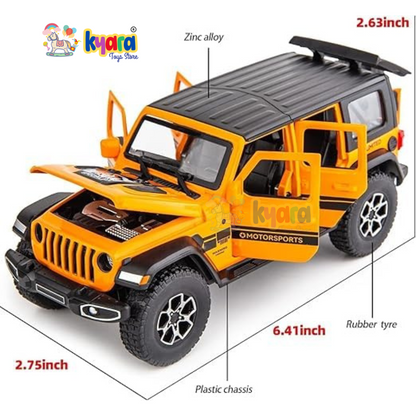Wrangler Rubicon Thar Jeep Scale Model  Metal Car- All Model