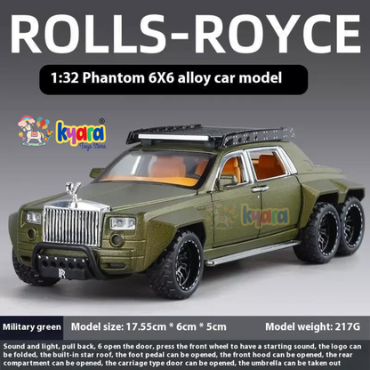 Rolls Royce Phantom 6x6 Sports Scale Model Diecast Metalcar - All Size