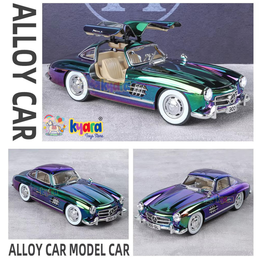 Mercedes-benz 300sl Scale Model Diecast Metalcar - All Size