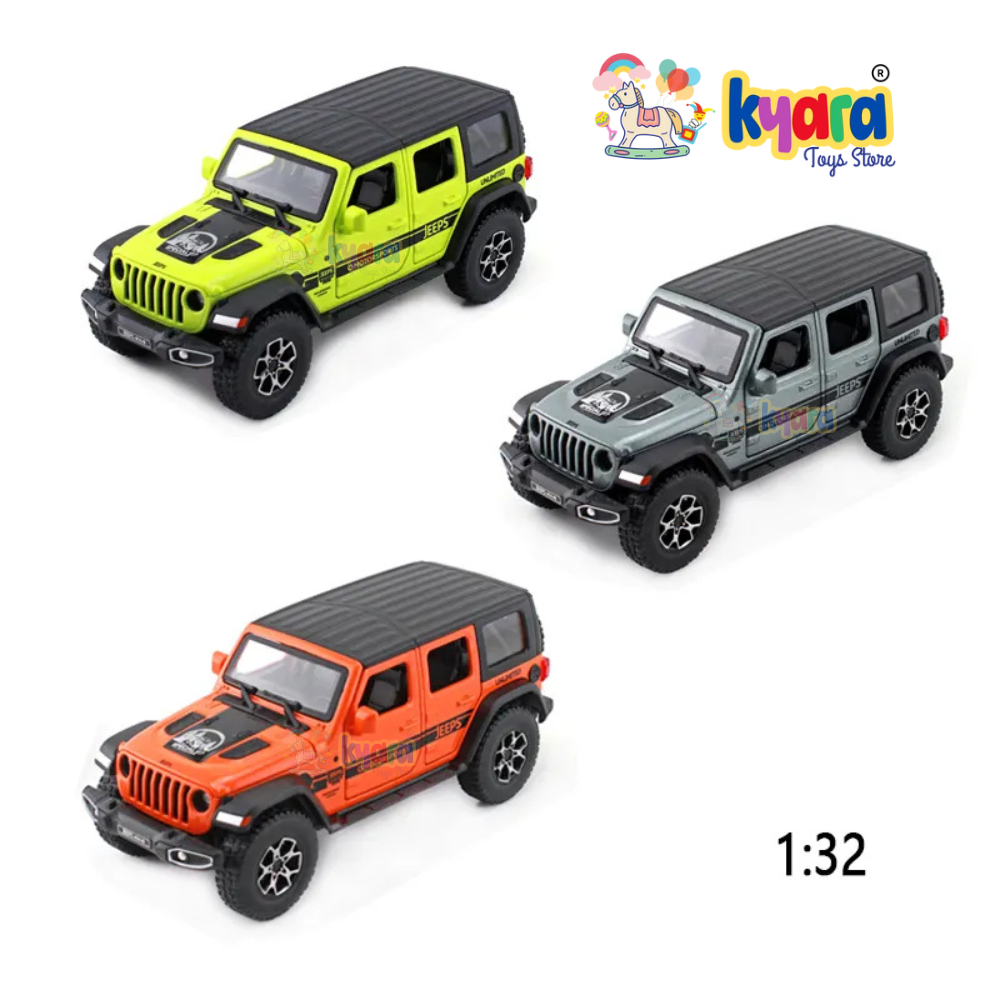 Wrangler Rubicon Thar Jeep Scale Model  Metal Car- All Model