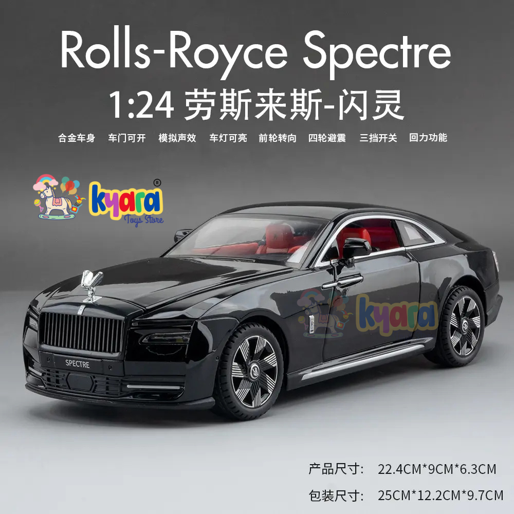 Rolls Royce Spectre  Scale Model Diecast Metalcar - All Size