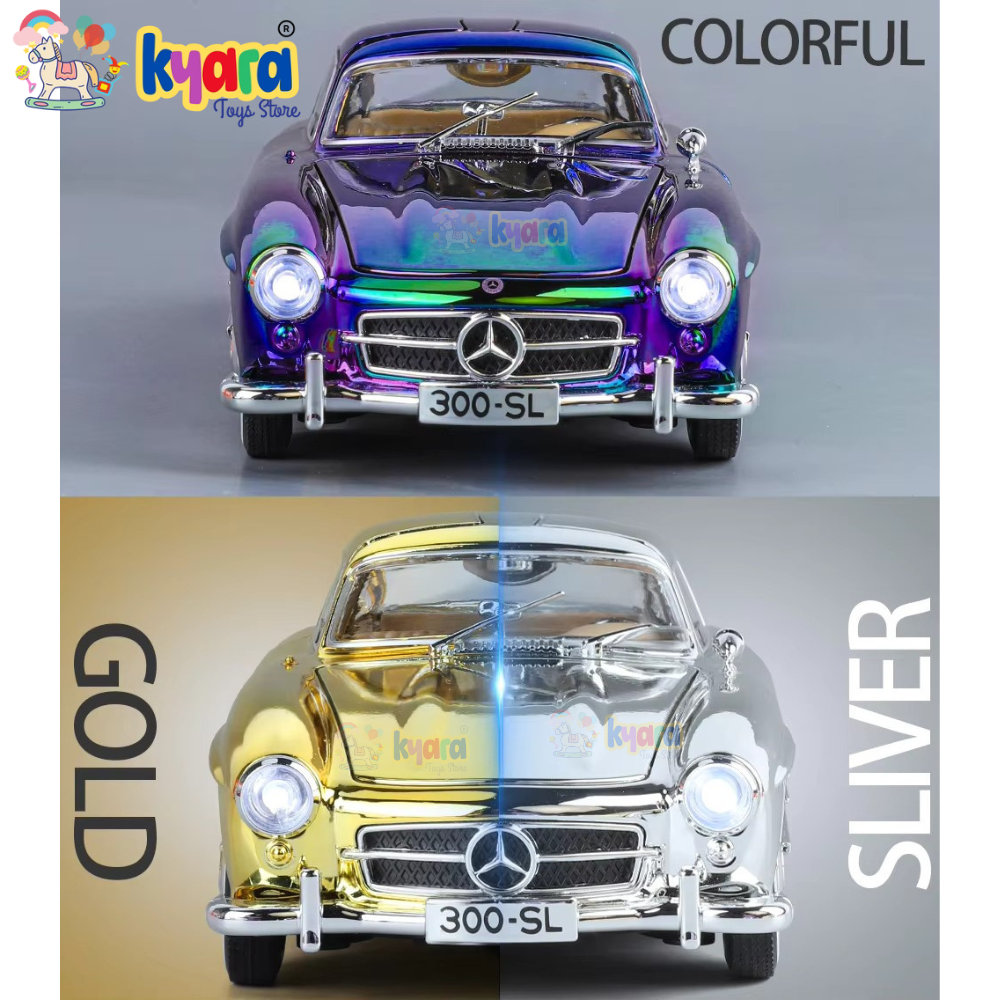 Mercedes-benz 300sl Scale Model Diecast Metalcar - All Size