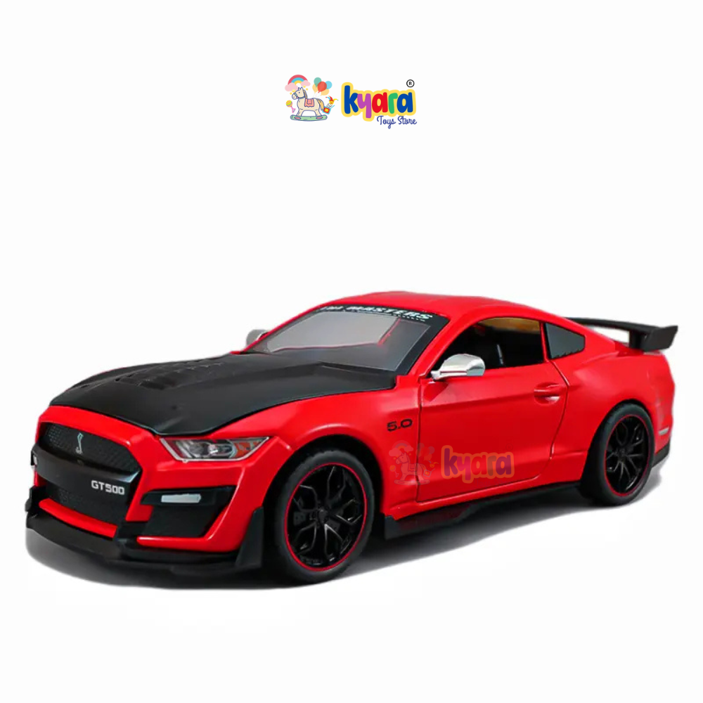 Ford Mustang Viper Gt500 Scale Model Diecast Metalcar Red - All Size