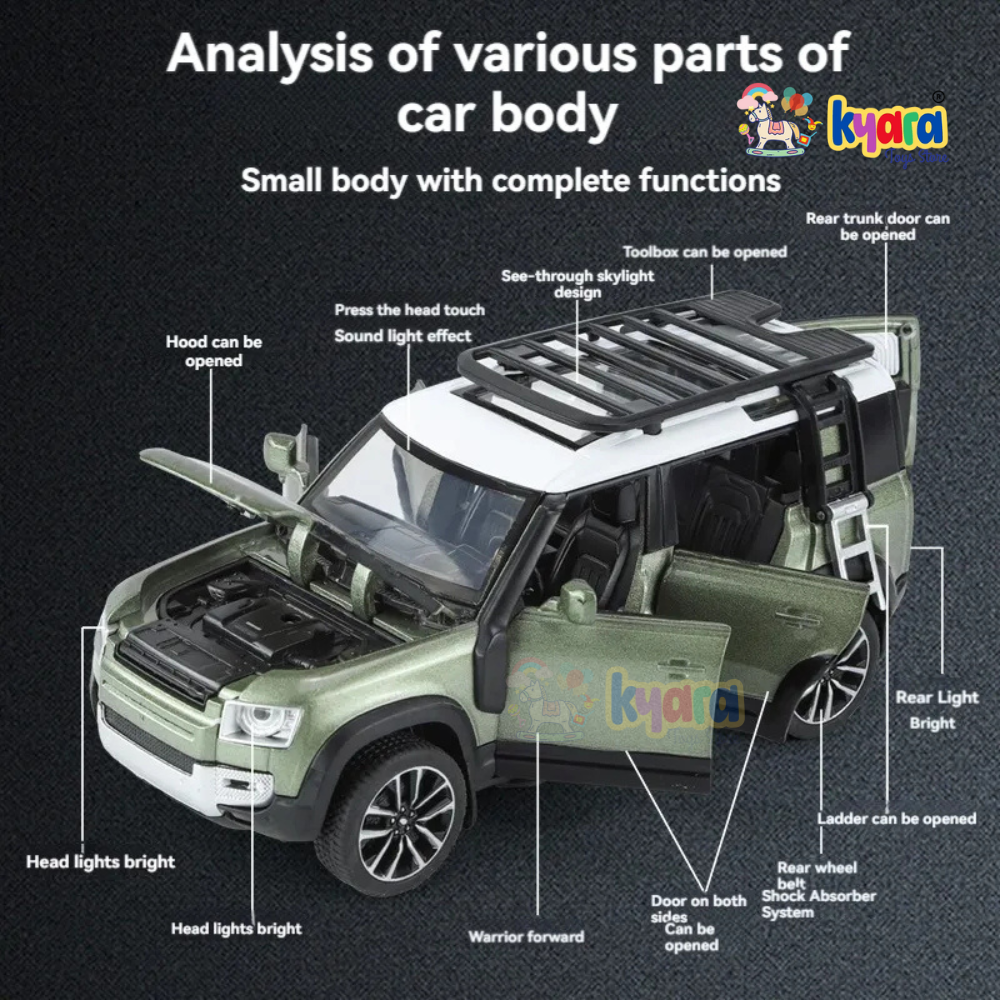 Range Rover Defender 110 Scale Model Diecast Metalcar - All Size