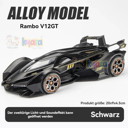 Lamborghini V12 Scale Model Diecast Metalcar - All Size
