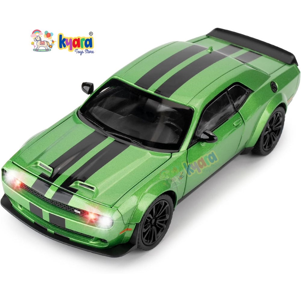 Dodge Challenger Srt Hellcat Scale Model Diecast Metal Car - All Size