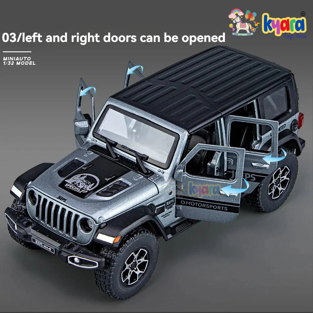 Wrangler Rubicon Thar Jeep Scale Model  Metal Car- All Model