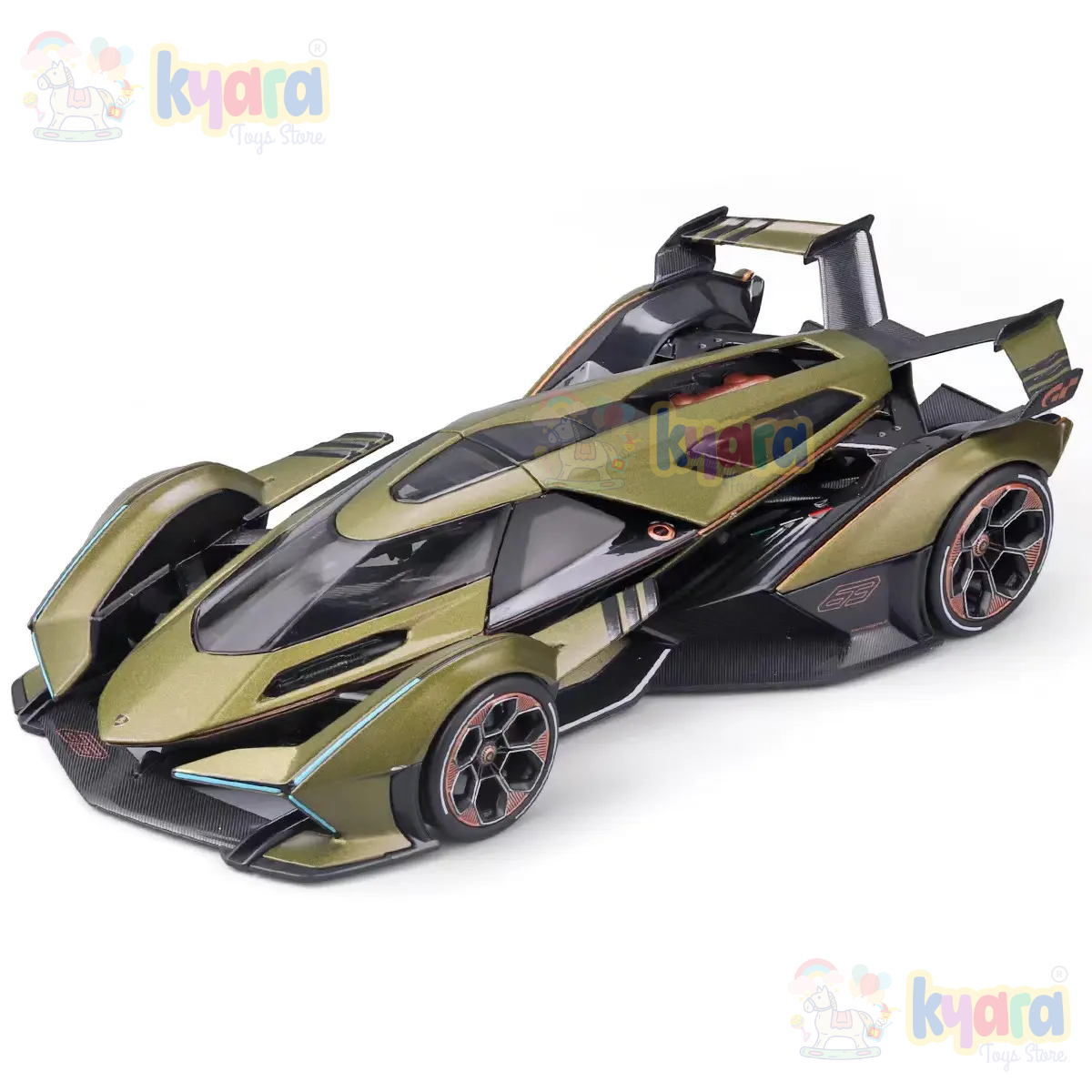 Lamborghini V12 Scale Model Diecast Metalcar - All Size