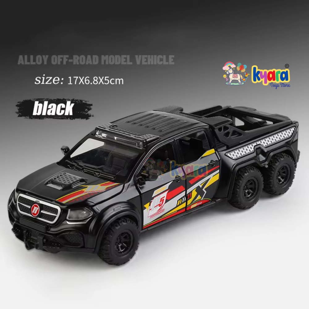 Mercedes Benz 6x6 Converting An Off-road Scale Model Diecast Metalcar - All Size