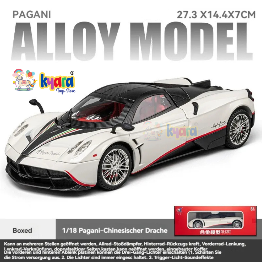 Pagani Huayra Scale Model Diecast Metalcar - All Size