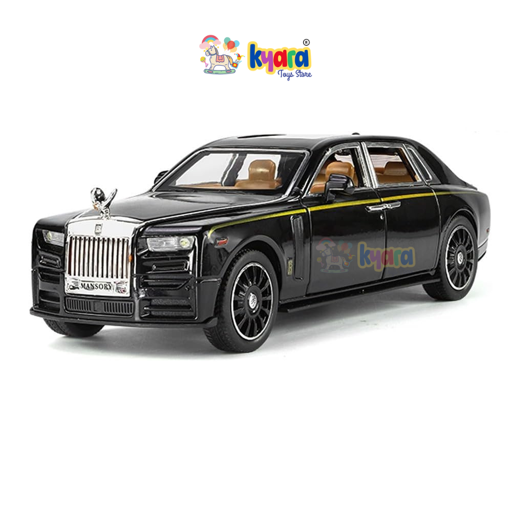 Rolls-royce Phantom White Scale Model Diecast Metalcar - All Size