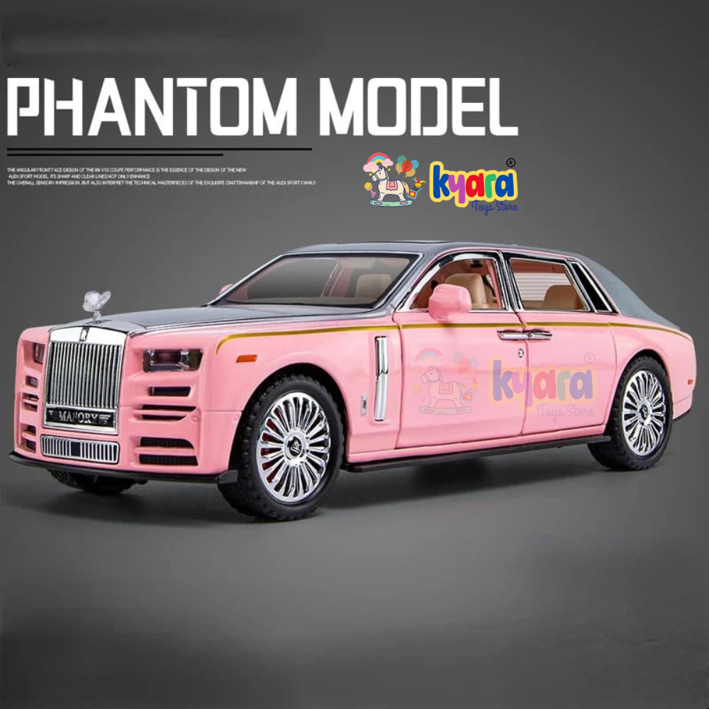 Rolls-royce Phantom White Scale Model Diecast Metalcar - All Size