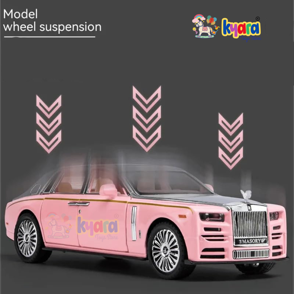 Rolls-royce Phantom White Scale Model Diecast Metalcar - All Size