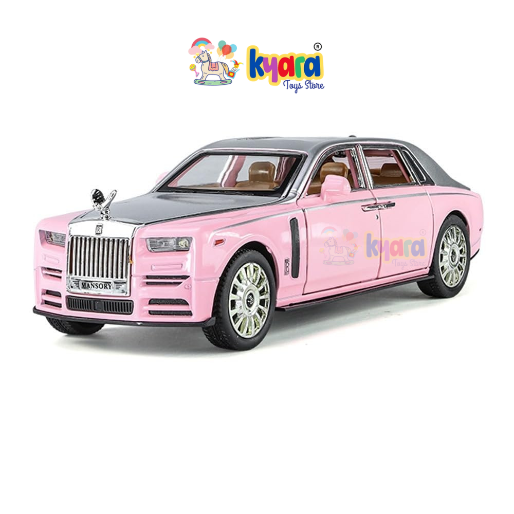 Rolls-royce Phantom White Scale Model Diecast Metalcar - All Size
