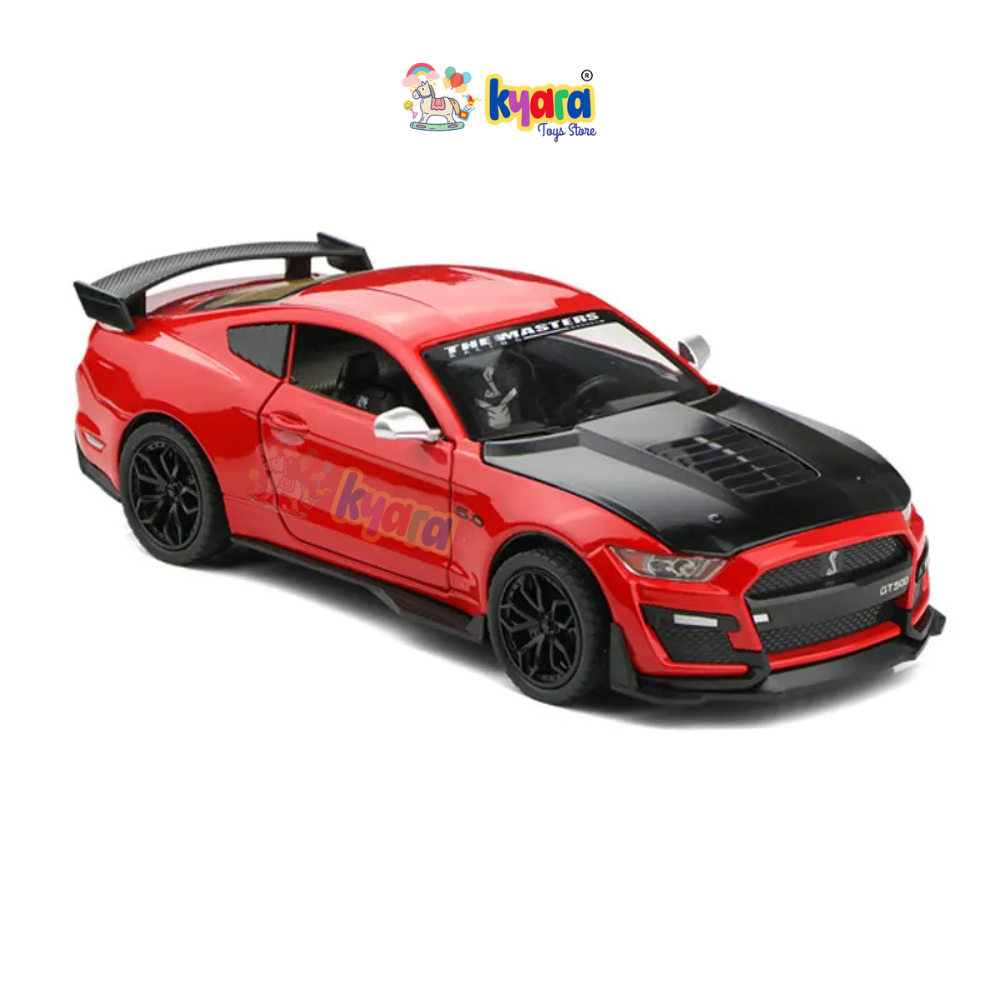 Ford Mustang Viper Gt500 Scale Model Diecast Metalcar Red - All Size