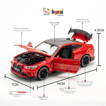 BMW M4 Scale Model Diecast Metalcar