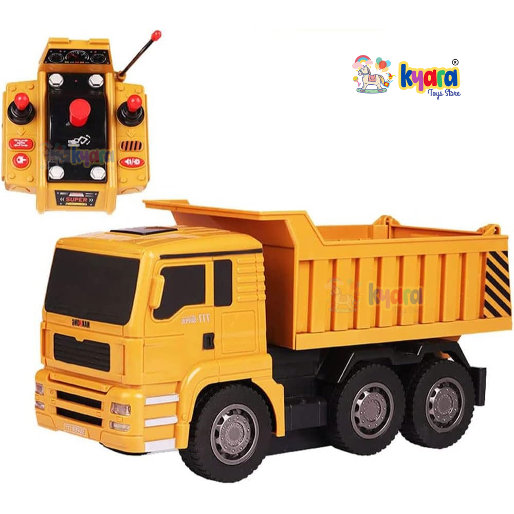 REMOTE CONTROL DUMP TRUCK TOYS RC DUMP TRUCK GIFT TOYS FOR AGES 8, 9, 10, 11+ 6 CHANNEL CONSTRUCTION TOYS REMOTE CONTROL DUMP TRUCK FOR BOYS