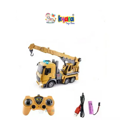 1:24 Scale Construction Truck 2.4GHz 6 Channels RC Crane Remote Control Engineering Vehicle Toys for Kids