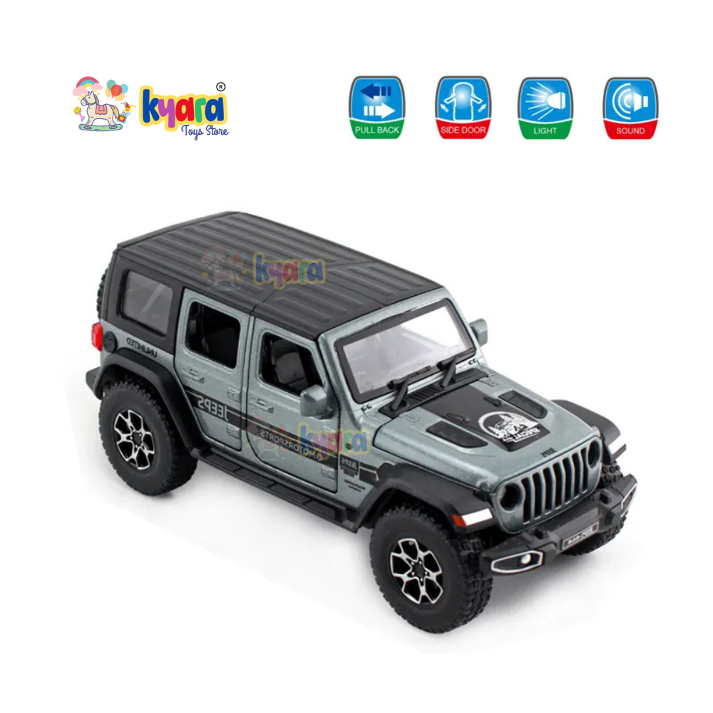 Wrangler Rubicon Thar Jeep Scale Model  Metal Car- All Model
