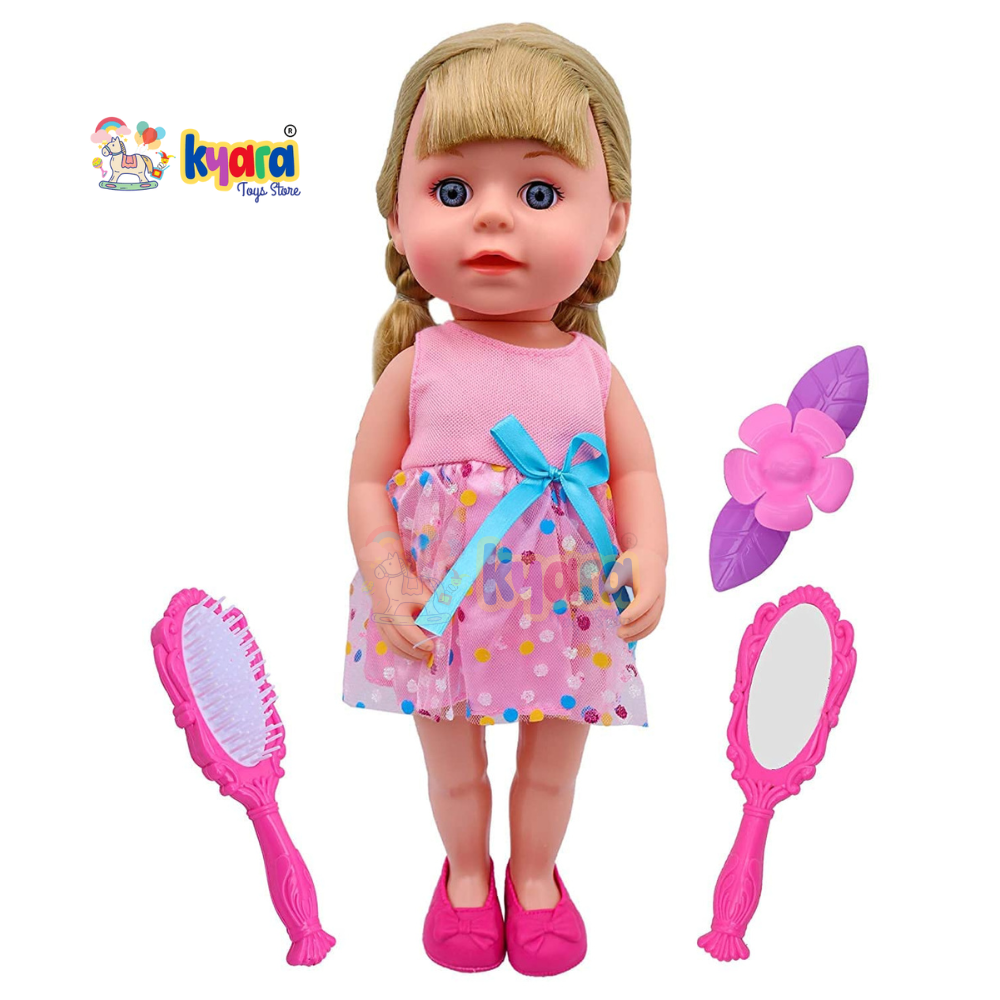 BIG SIZE BEAUTIFUL FASHION DOLL FOR GIRLS, FASHIONABLE DOLL WITH ACCESSORIES FOR GIRLS ( MULTI COLOR )