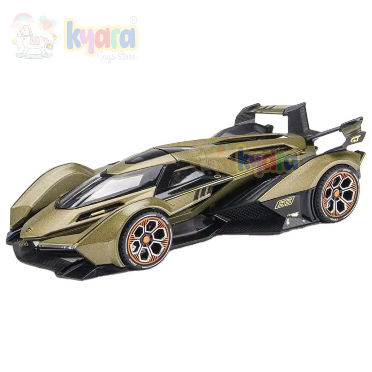 Lamborghini V12 Scale Model Diecast Metalcar - All Size