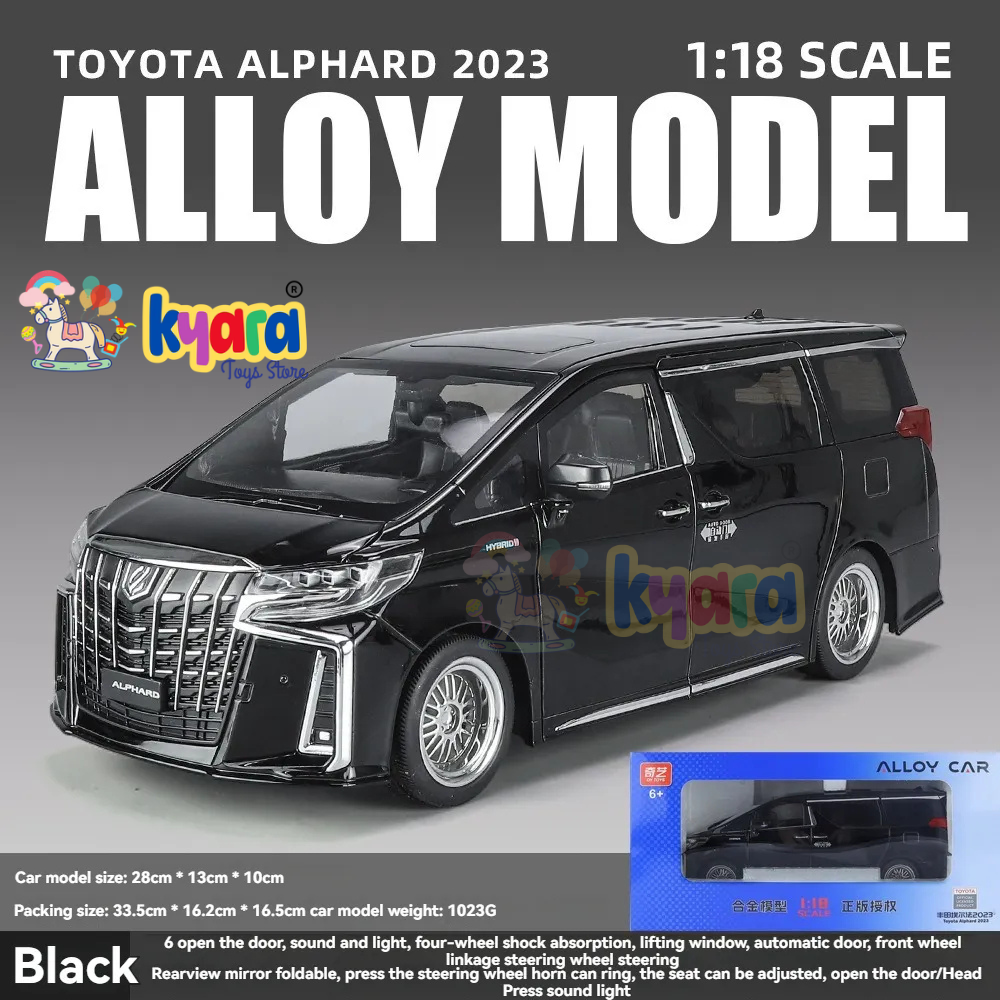 Toyota Alphard Scale Model Diecast Metalcar - All Size