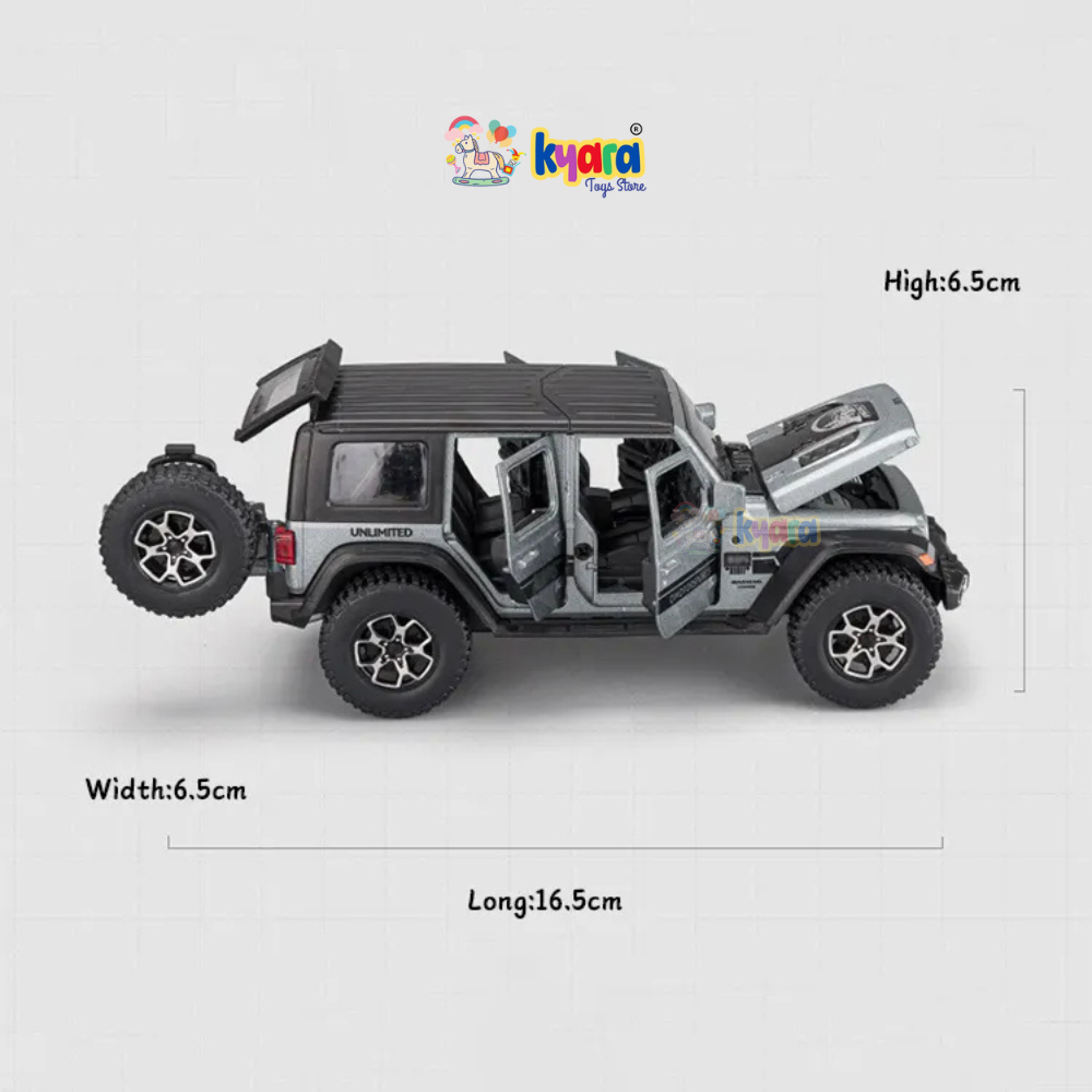 Wrangler Rubicon Thar Jeep Scale Model  Metal Car- All Model