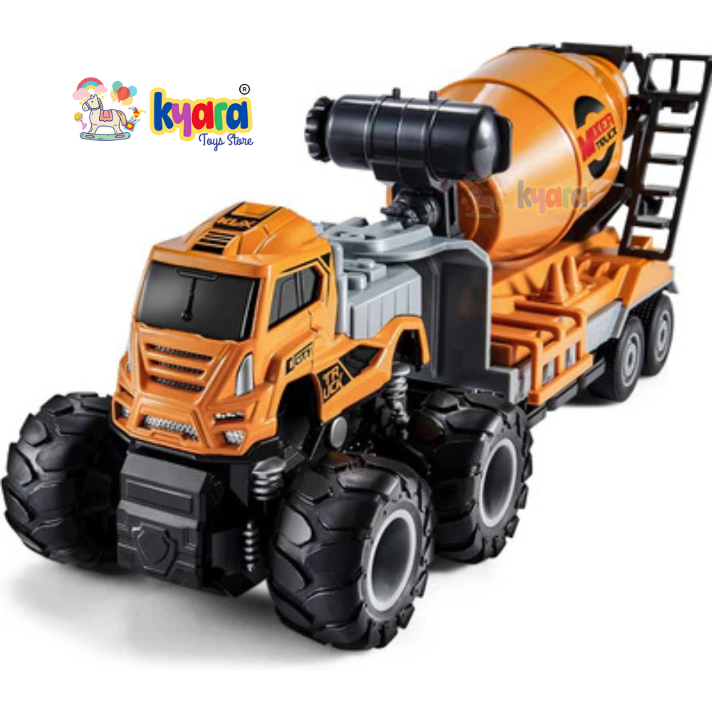 Concrete for Kids, Construction Sites, Metal Vehicles, Toy with Roller, Educational Toy, Gift for Kids, Boys, Girls, 3 4 5 Years Old