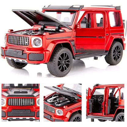 BRABUS 700 SUV 1:32 DIECAST METAL PULLBACK TOY CAR WITH OPENABLE DOORS & LIGHT, MUSIC BOYS CAR FOR KIDS BEST TOYS GIFTS TOYS FOR KIDS [SIZE:-15.5CM*6.5CM*6.5CM]【 MULTICOLOR 】