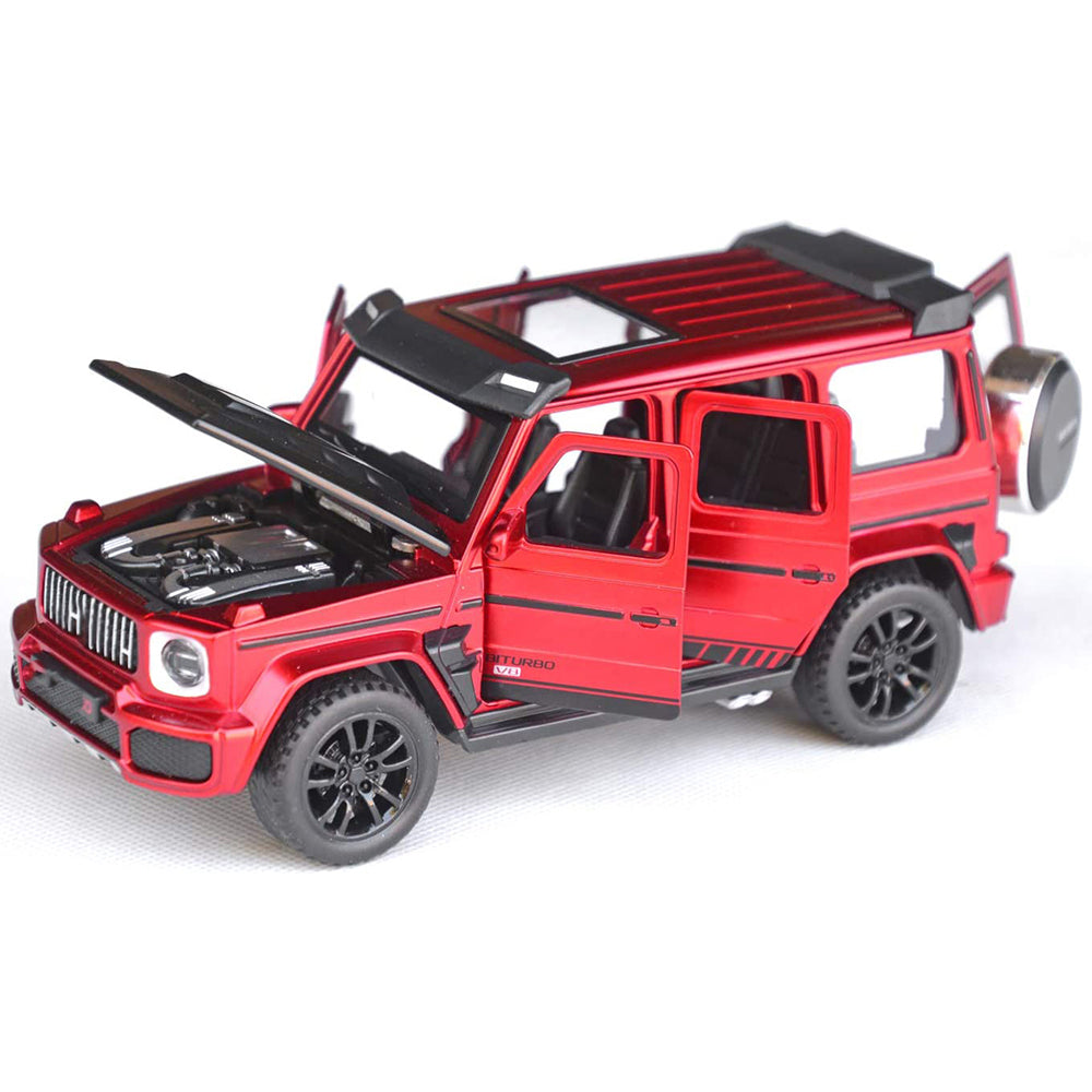 BRABUS 700 SUV 1:32 DIECAST METAL PULLBACK TOY CAR WITH OPENABLE DOORS & LIGHT, MUSIC BOYS CAR FOR KIDS BEST TOYS GIFTS TOYS FOR KIDS [SIZE:-15.5CM*6.5CM*6.5CM]【 MULTICOLOR 】
