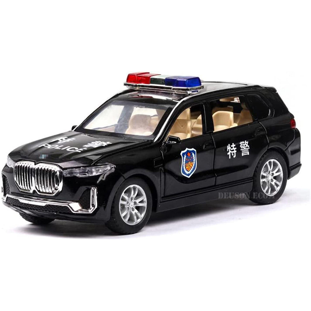 BMW 1:32 Diecast Scale Model Metal Pull Back with Openable Doors & Light, Music Toy Vehicle for Kids 【 MULTICOLOR 】