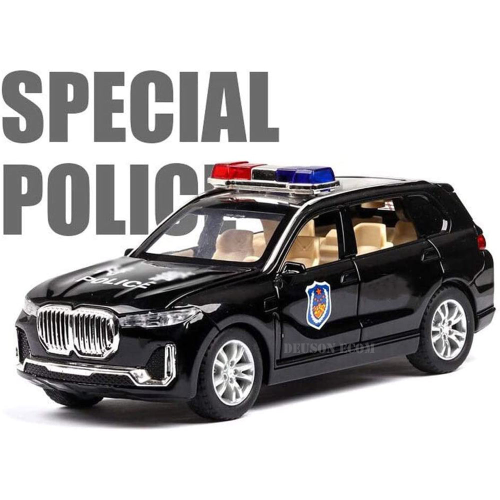 BMW 1:32 Diecast Scale Model Metal Pull Back with Openable Doors & Light, Music Toy Vehicle for Kids 【 MULTICOLOR 】