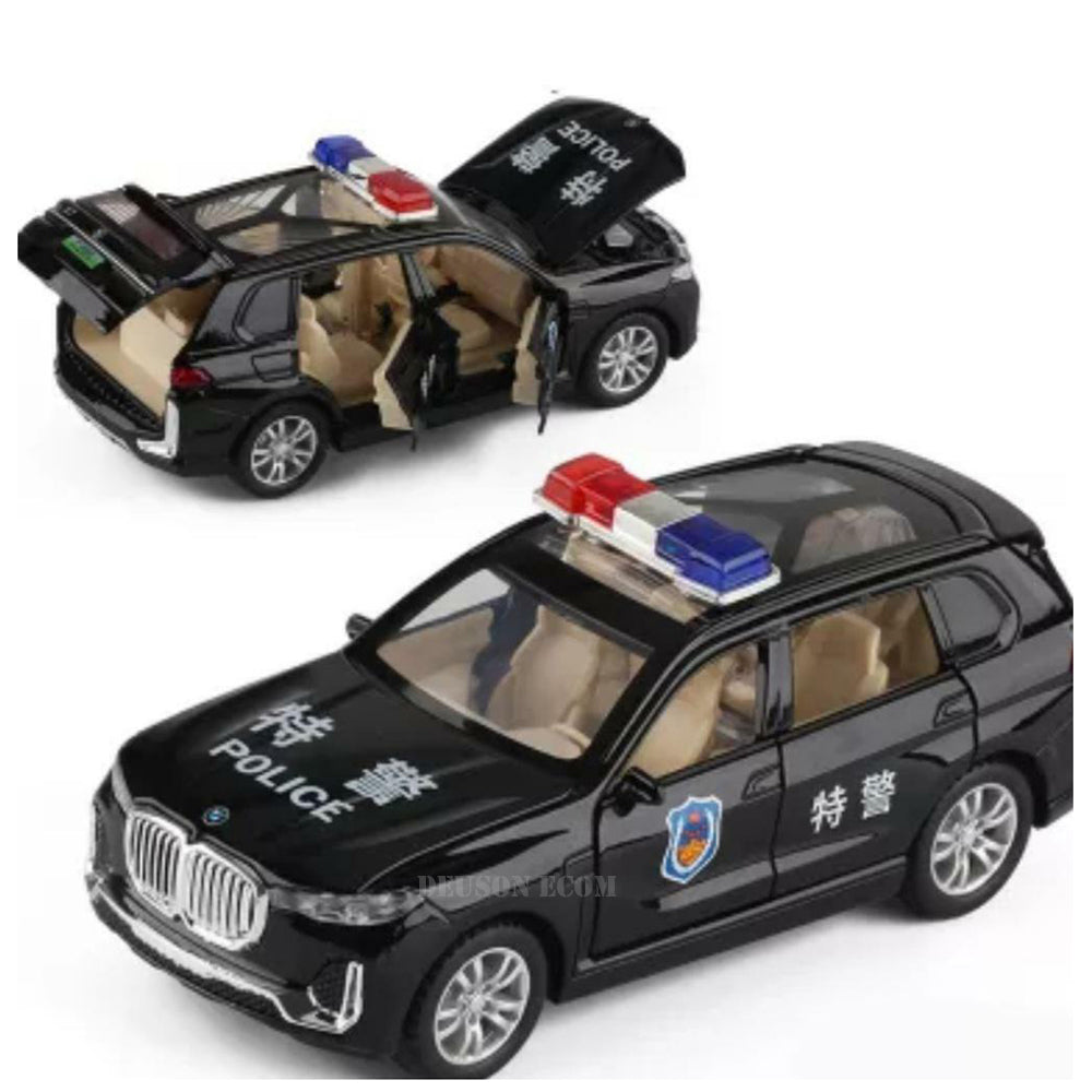 Bmw Police Scale Model Diecast Metalcar - All Size
