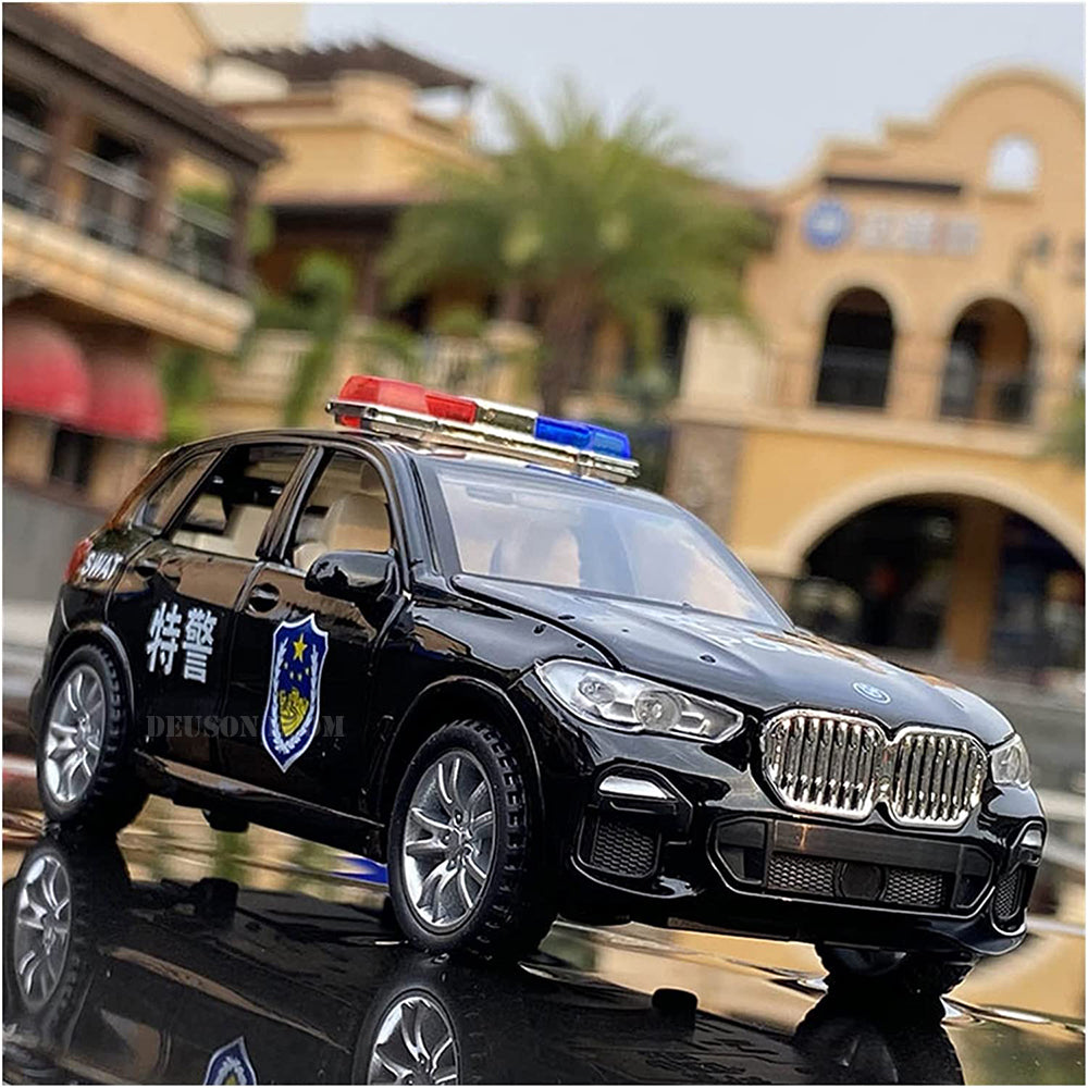 Bmw Police Scale Model Diecast Metalcar - All Size