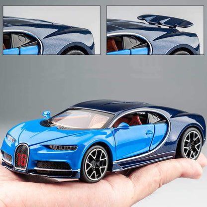Bugatti Chiiron Scale Model Diecast Metalcar - All Size