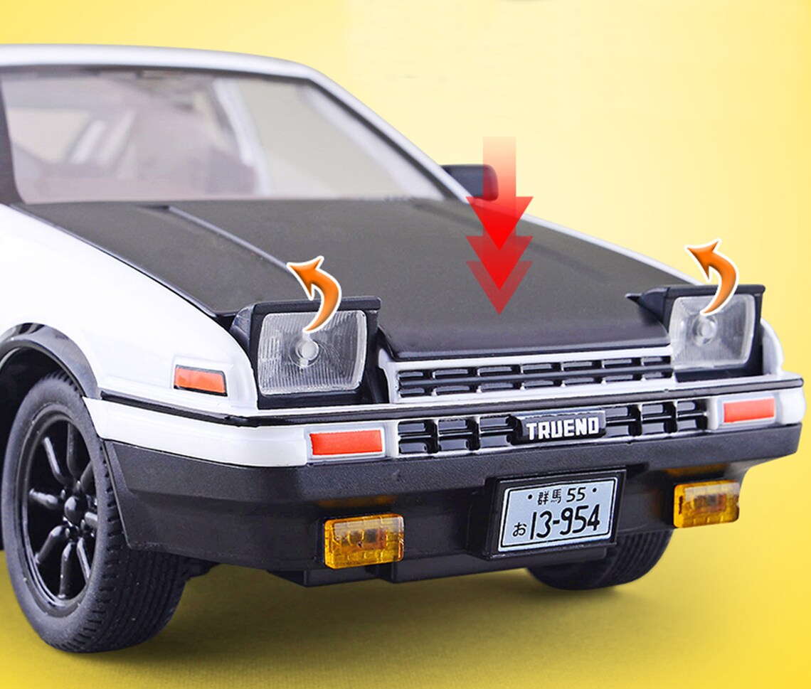 Toyota Ae-86  Scale Model Diecast Metalcar - All Size