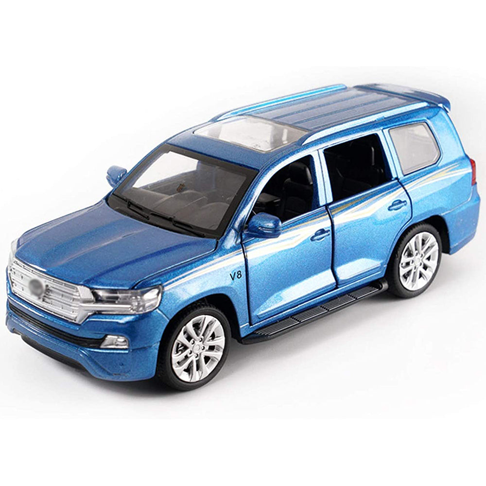 Toyota Land Cruiser Prado 1:32 Ally Metal Car Model Toy With Music (4 Color Available 1 Color Send)