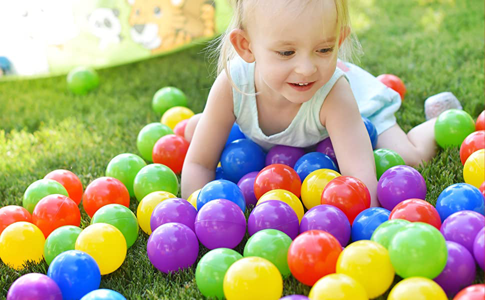 Colourful Kids Pool Balls for Fun, Multi Colour